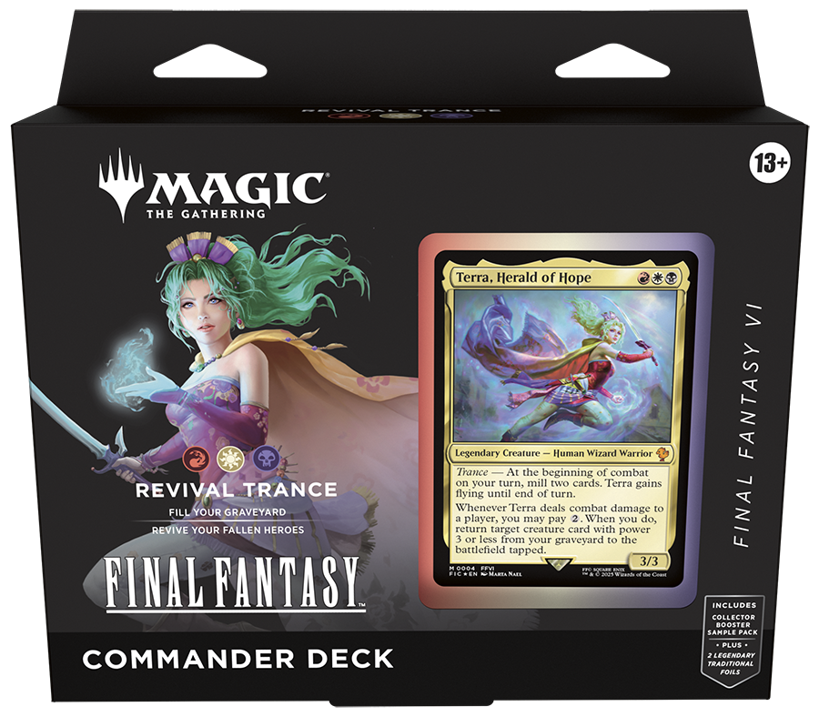 Final Fantasy Commander Deck Set of 4 GainNo