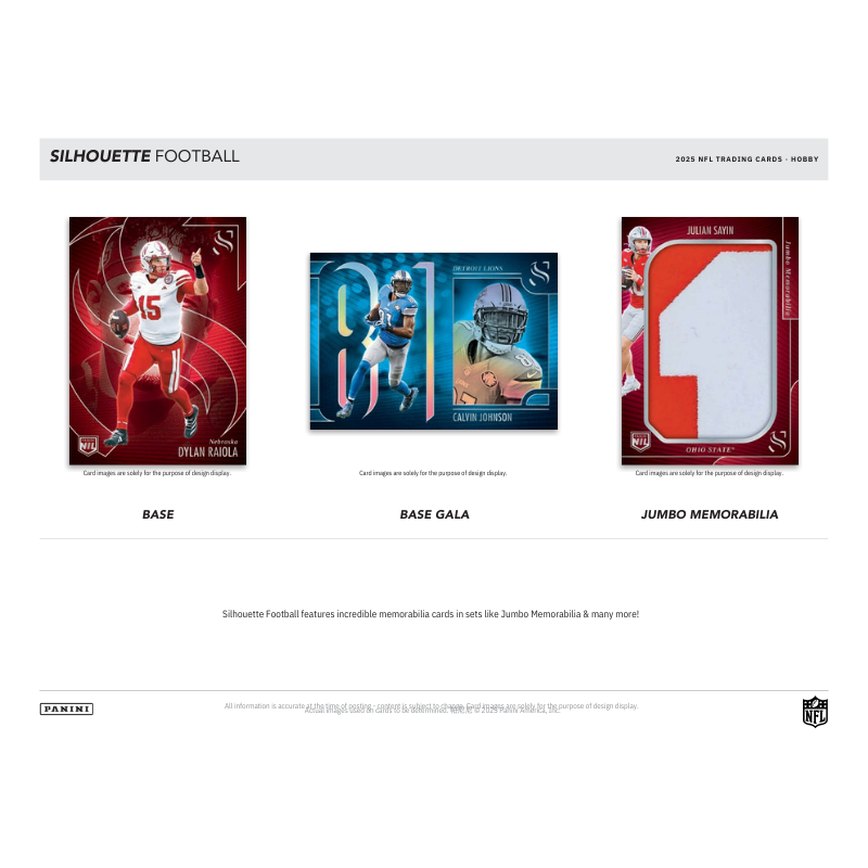 2025 Panini Silhouette Football Hobby Box