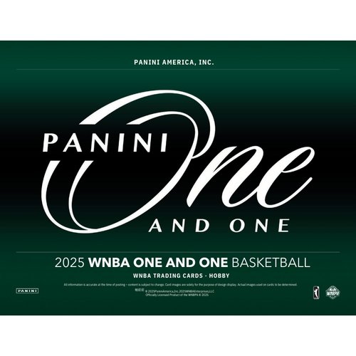 2025 Panini One and One WNBA Basketball Hobby 10 Box Case